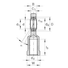 US GIL60-DO-2RS, (j) DIN ISO 12 240-4 ˜(ni)ݼySoɂ(c)ܷ