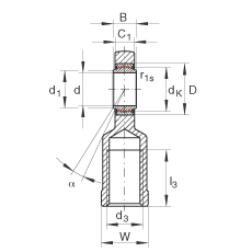 US GIR60-UK-2RS, (j) DIN ISO 12 240-4 ˜(ni)ݼySoɂ(c)ܷ