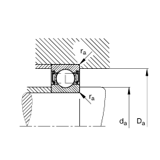 S 6317-2RSR, (j) DIN 625-1 ˜ʵҪߴ, ɂ(c)ܷ