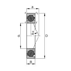 SS HCB71912-E-T-P4S, {(dio)(ji)ɌԪb|  = 25մƹ