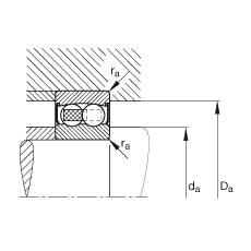 {(dio)S 2202-2RS-TVH, (j) DIN 630 (bio)ʵҪߴ, ɂ(c)ܷ